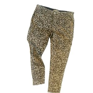 Democracy Animal Print Jeans Slimming Ab Control